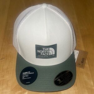 The North Face Classic White and Gray Cap